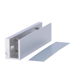 Yli YF-180U Perfil en U para ventosas electromagnéticas — Duraluminio, 180 kg